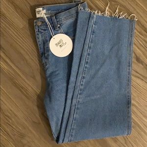 Princess Polly raw hem jeans 8